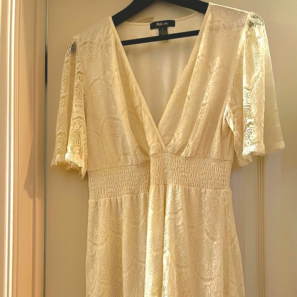 Pretty top that can be used as a blouse or a dress